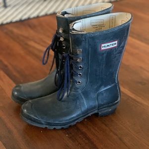 Hunter Lace Up Boot Size Women 11